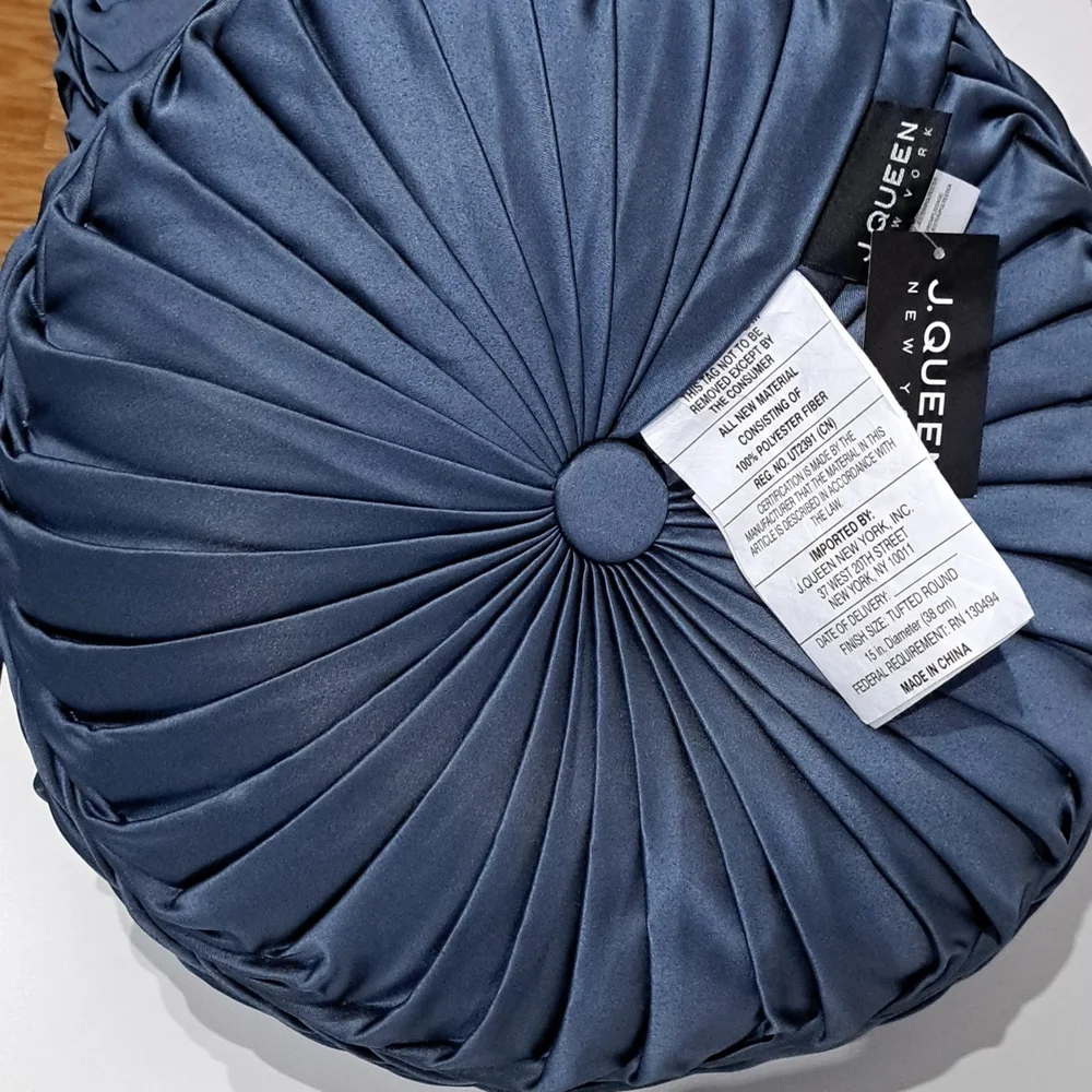 J. Queen New York Alexis Tufted Round Decorative Throw Pillow